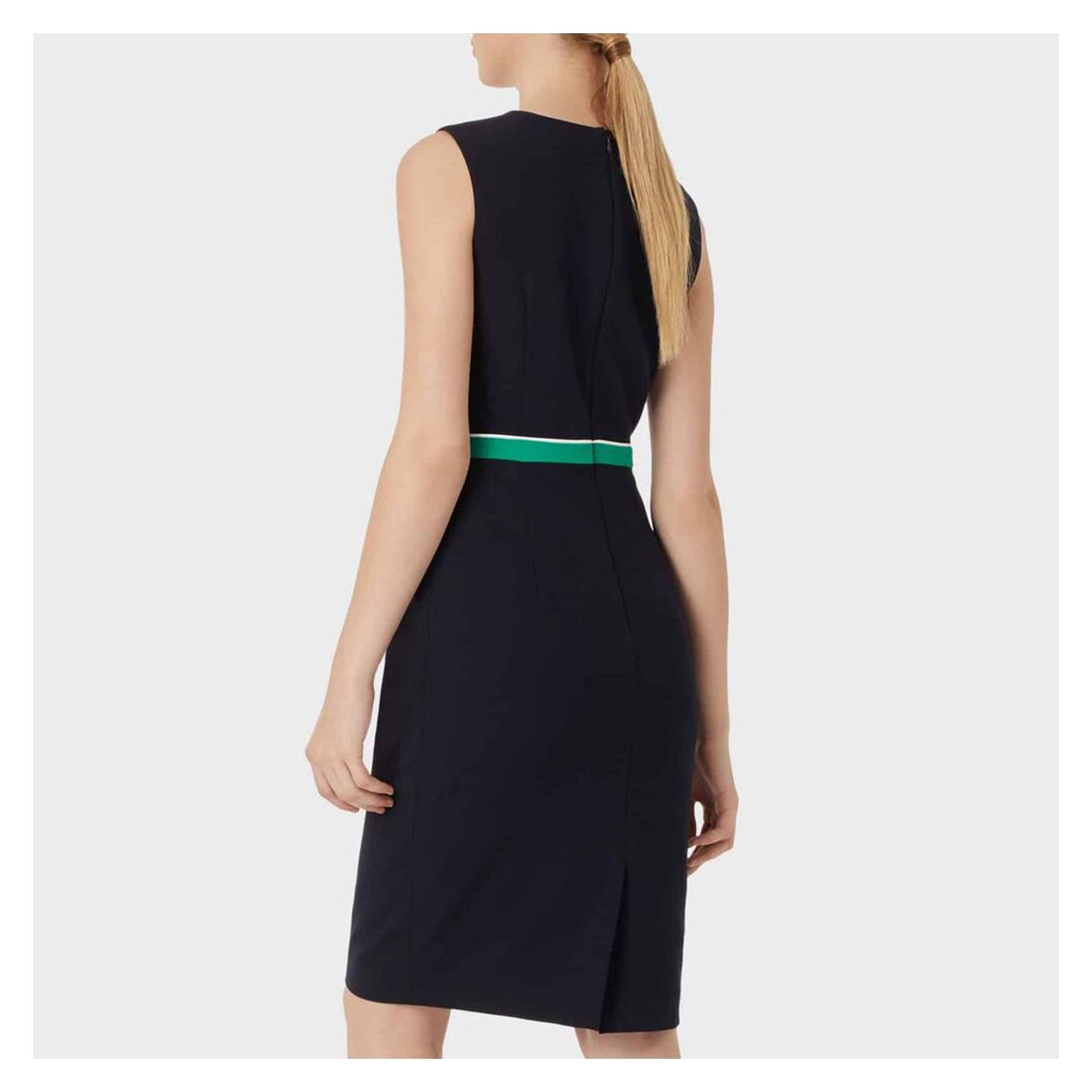 Navy Nala Fitted Dress
