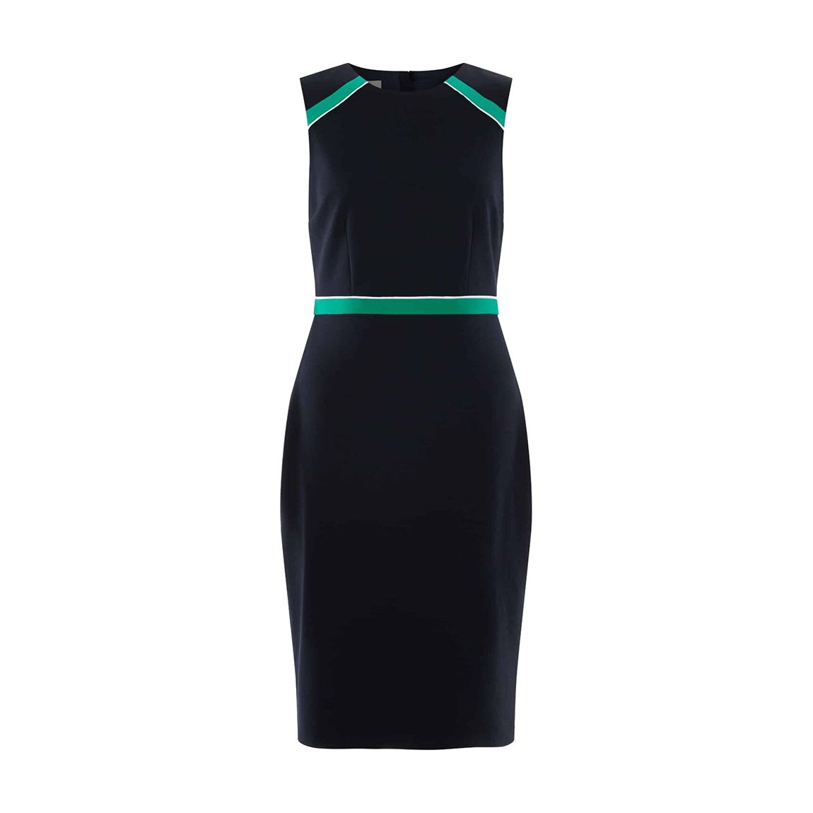 Navy Nala Fitted Dress