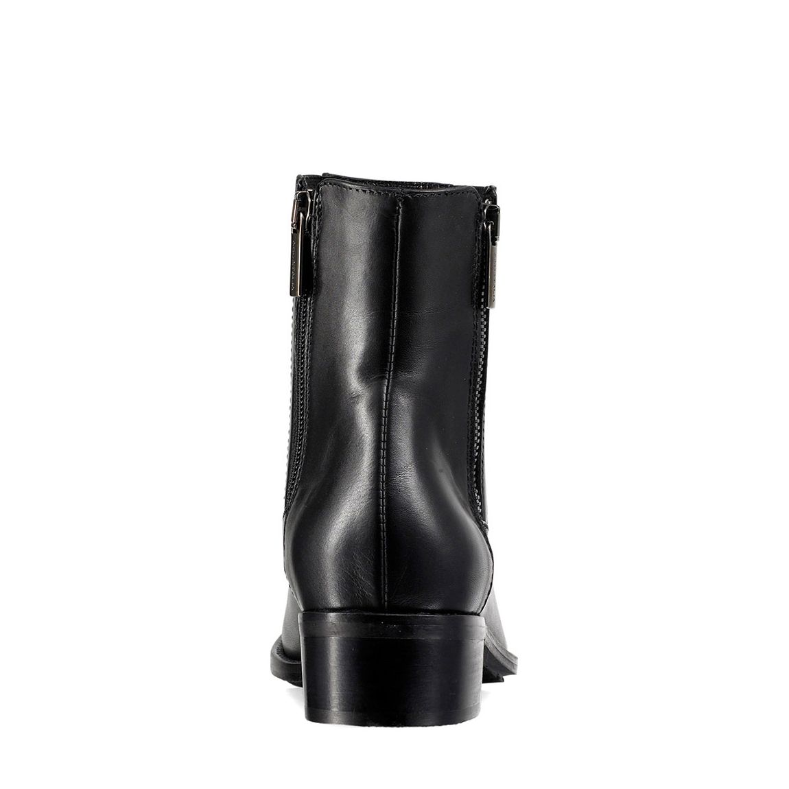 Black Leather Ode Dry Zip Chelsea Boot