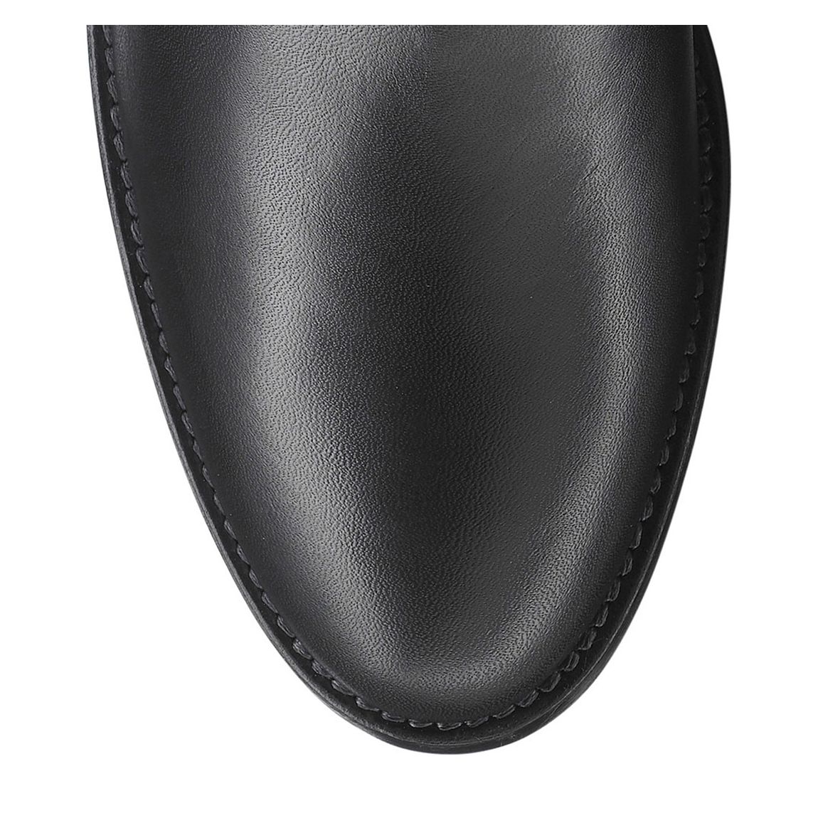 Black Leather Ode Dry Zip Chelsea Boot