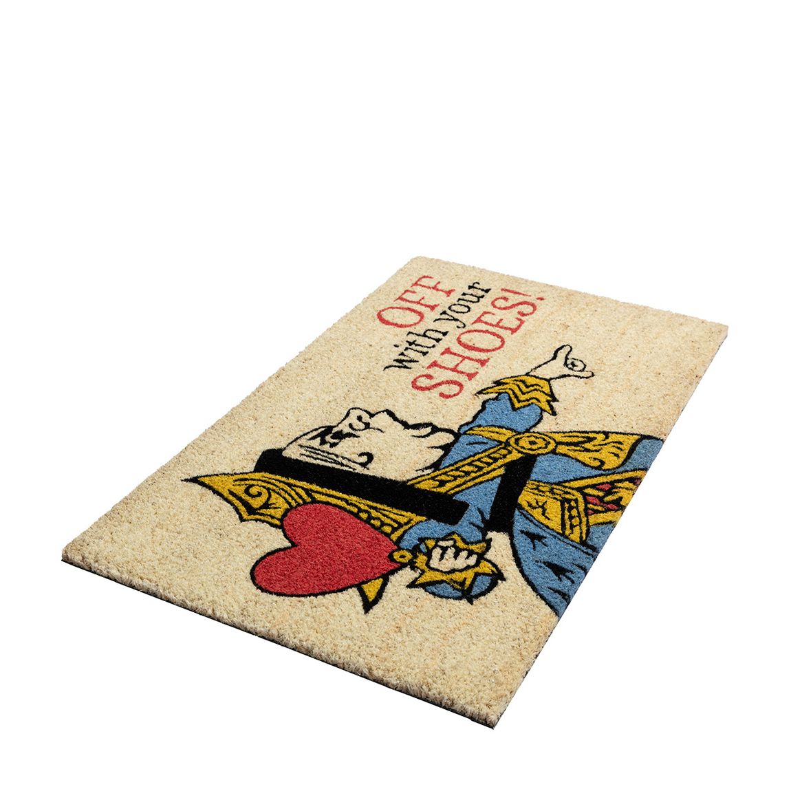 Victoria and Albert Museum Queen of Hearts Coir Doormat