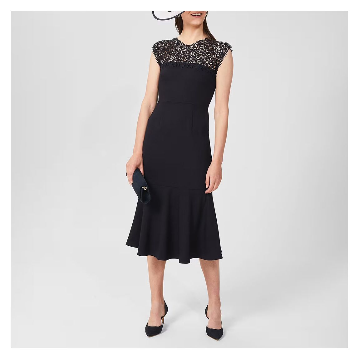 Navy Cecilia Lace Dress
