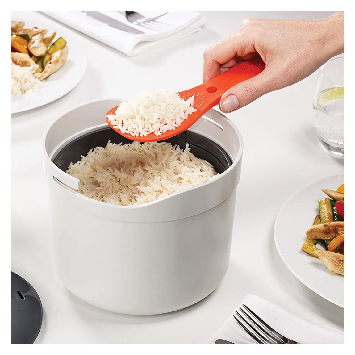 M-Cuisine Rice Cooker (Stone/Orange)