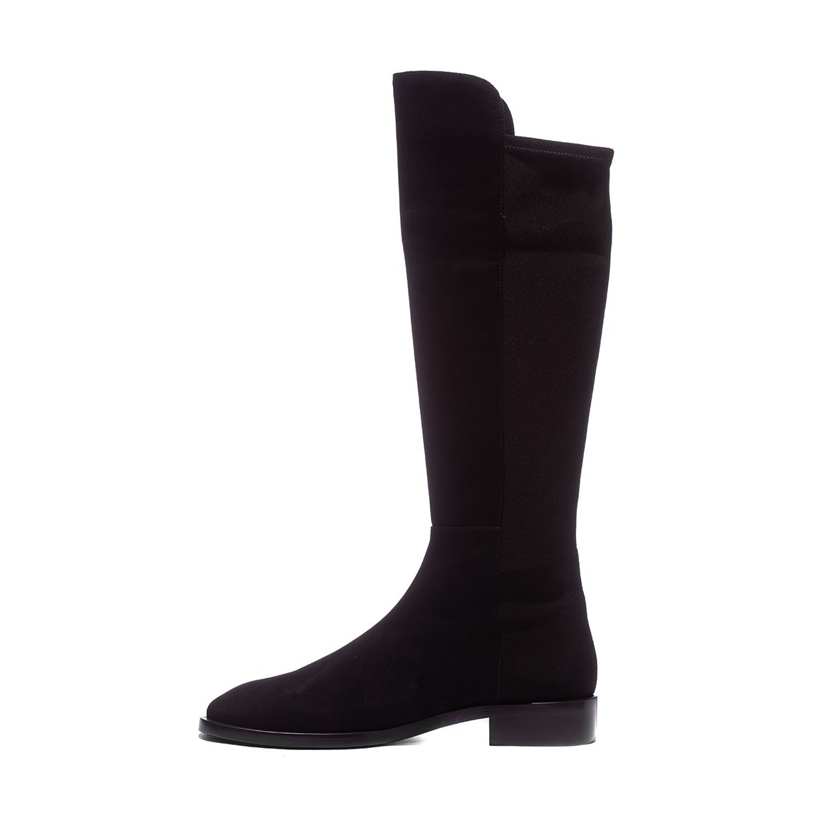Black Suede Keelan City To The Knee Boots