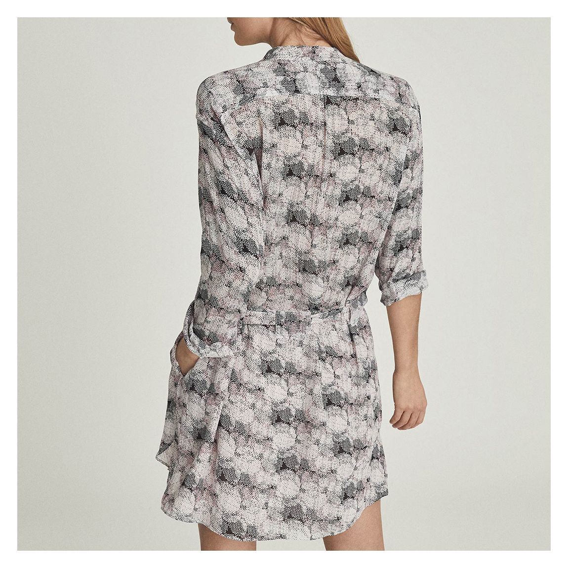 Pink Alice Circle Print Dress
