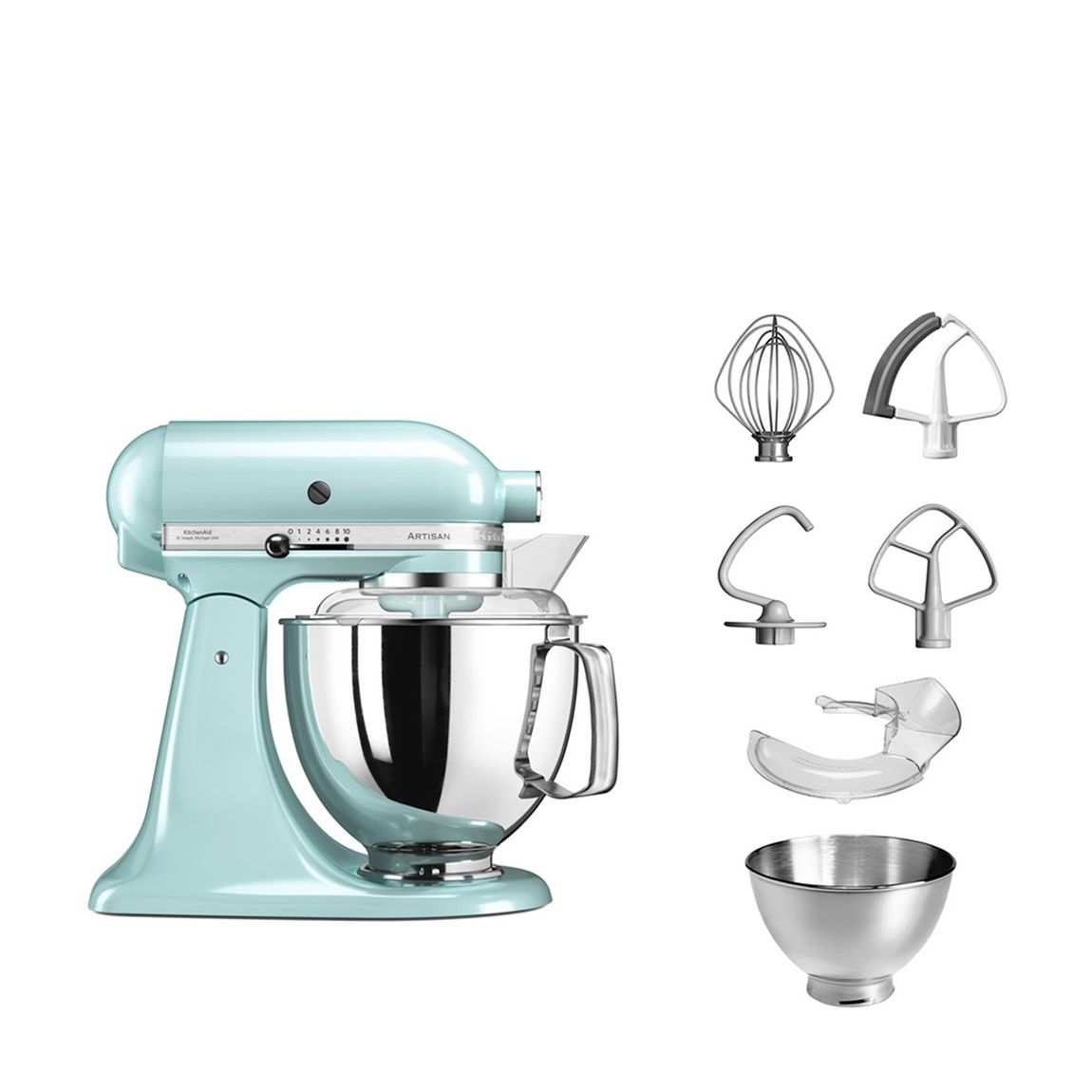 Ice Blue Artisan 175 Stand Mixer, 4.8L