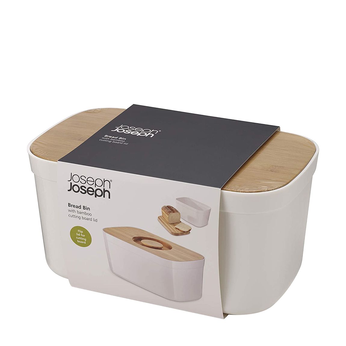 Bread Bin with Cutting Board Lid