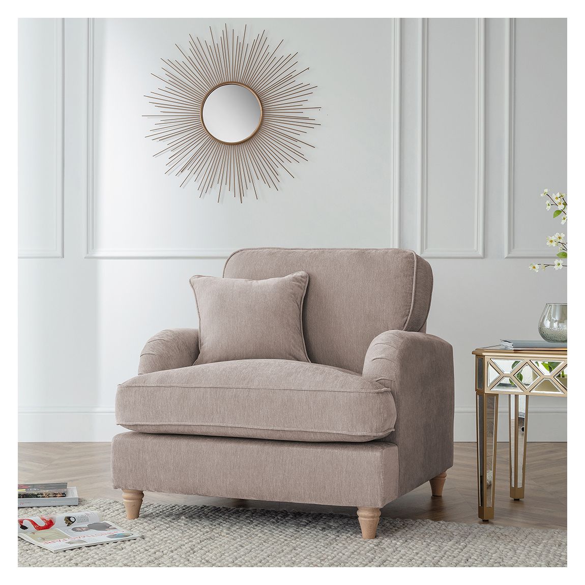 The Swift Armchair, Manhattan Putty