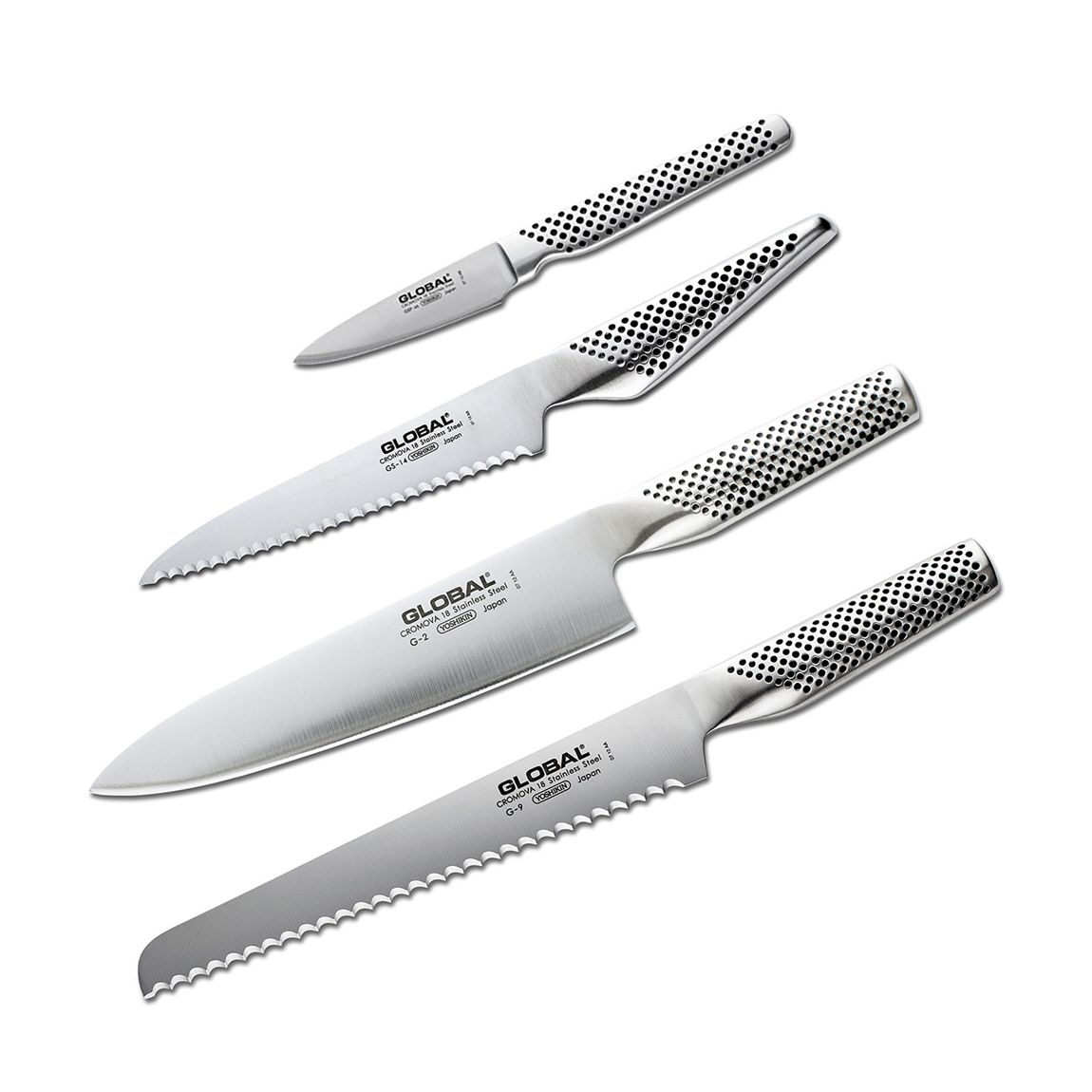 Global 4 Piece Boxed Knife Set