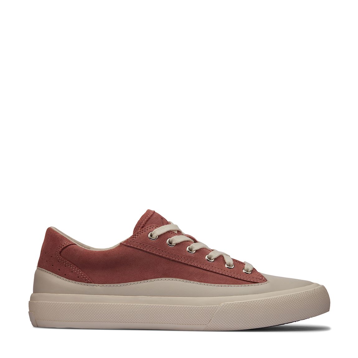 Pink Suede Aceley Lace Up Sneakers