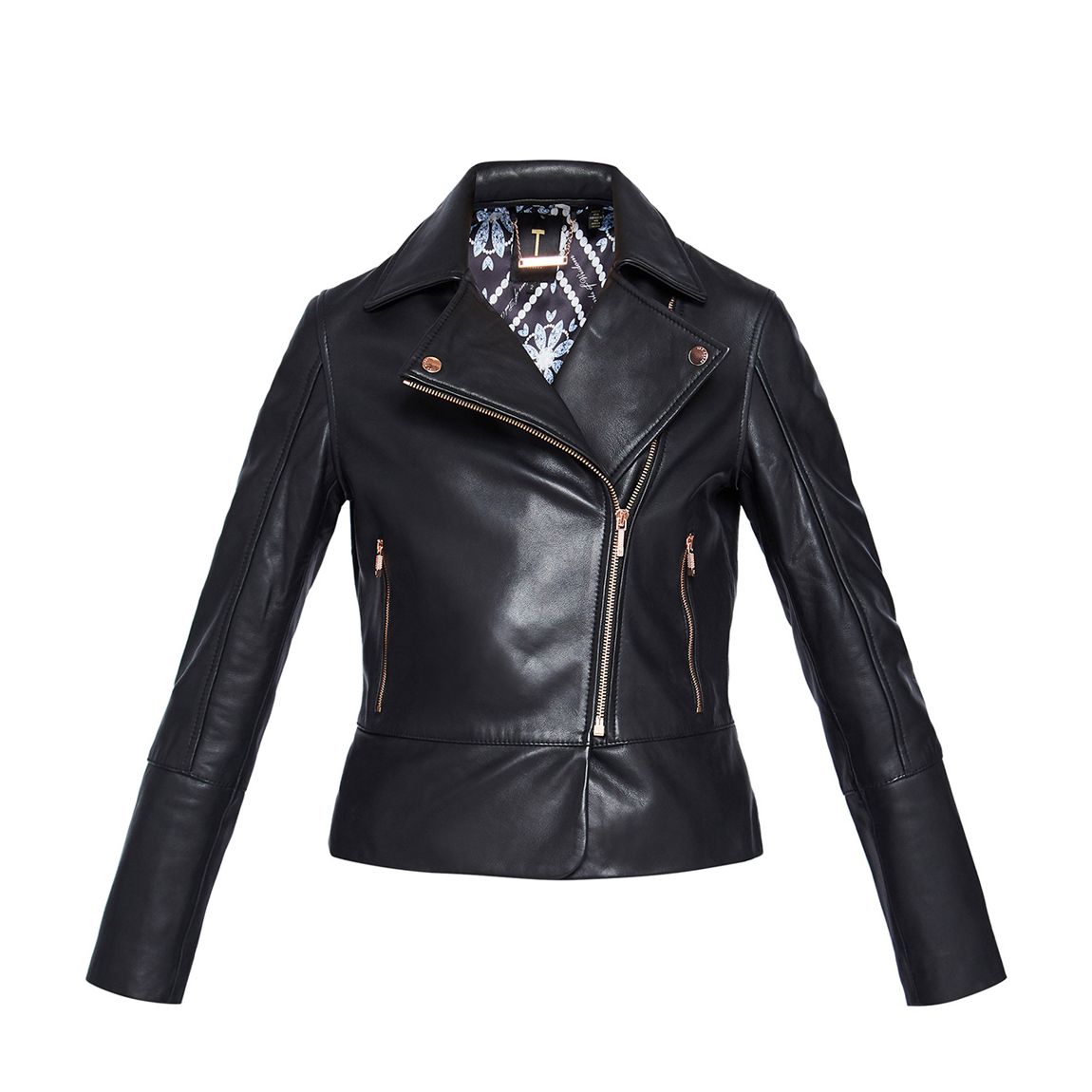 レザージャケット・コート TED BAKER Ted Lizia Biker Jacket Ted Baker | Lizia Biker Jacket | Women | Black | Flannels