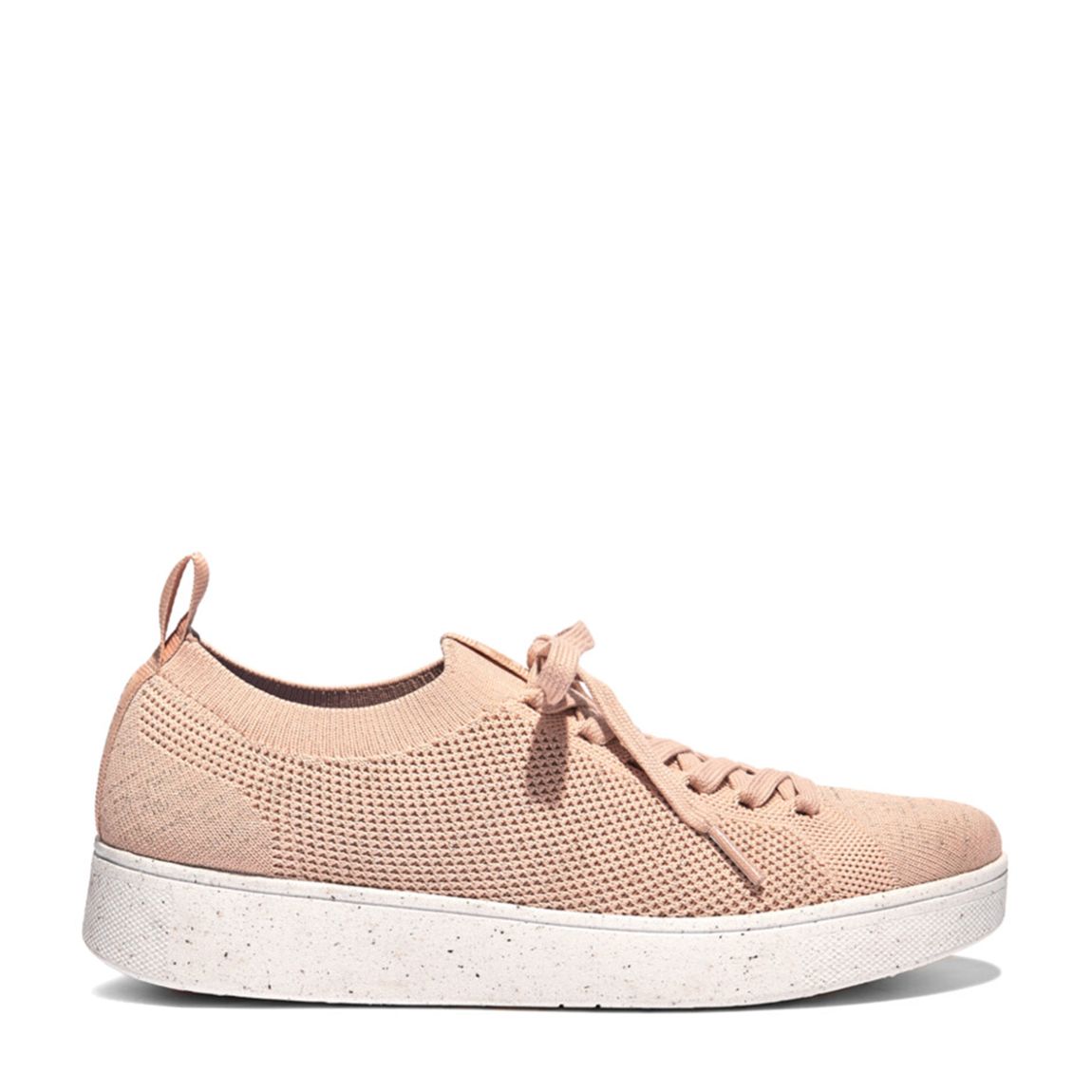 Almond Tan Rally Tonal Knit Sneakers
