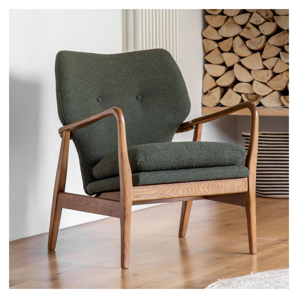 Creww Armchair, Green