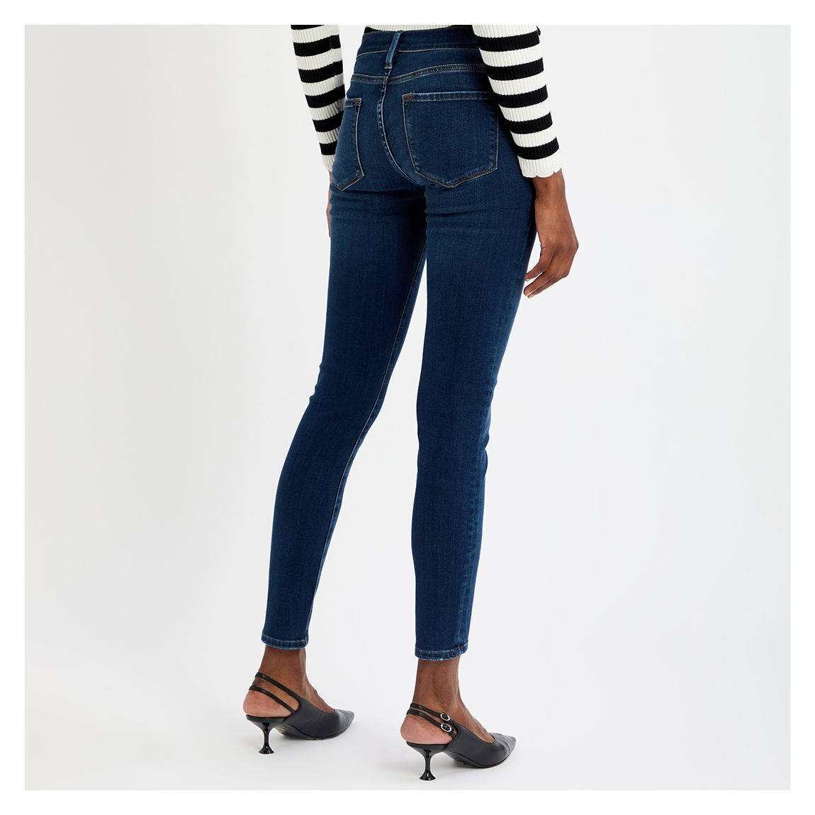 Dark Blue Le Skinny De Jeanne Stretch Jeans