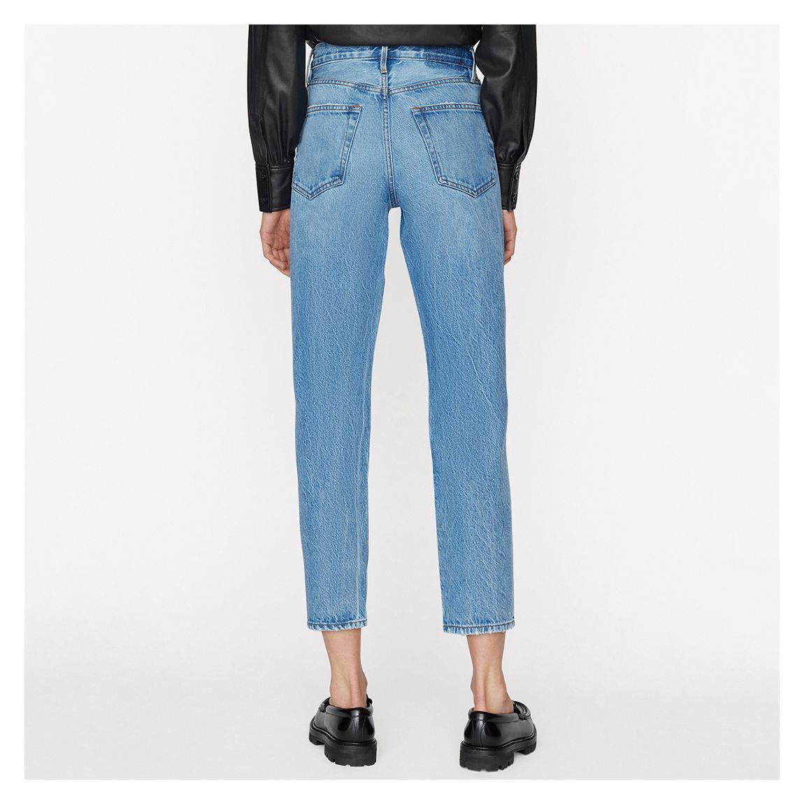 Mid Blue Le Original Straight Jeans