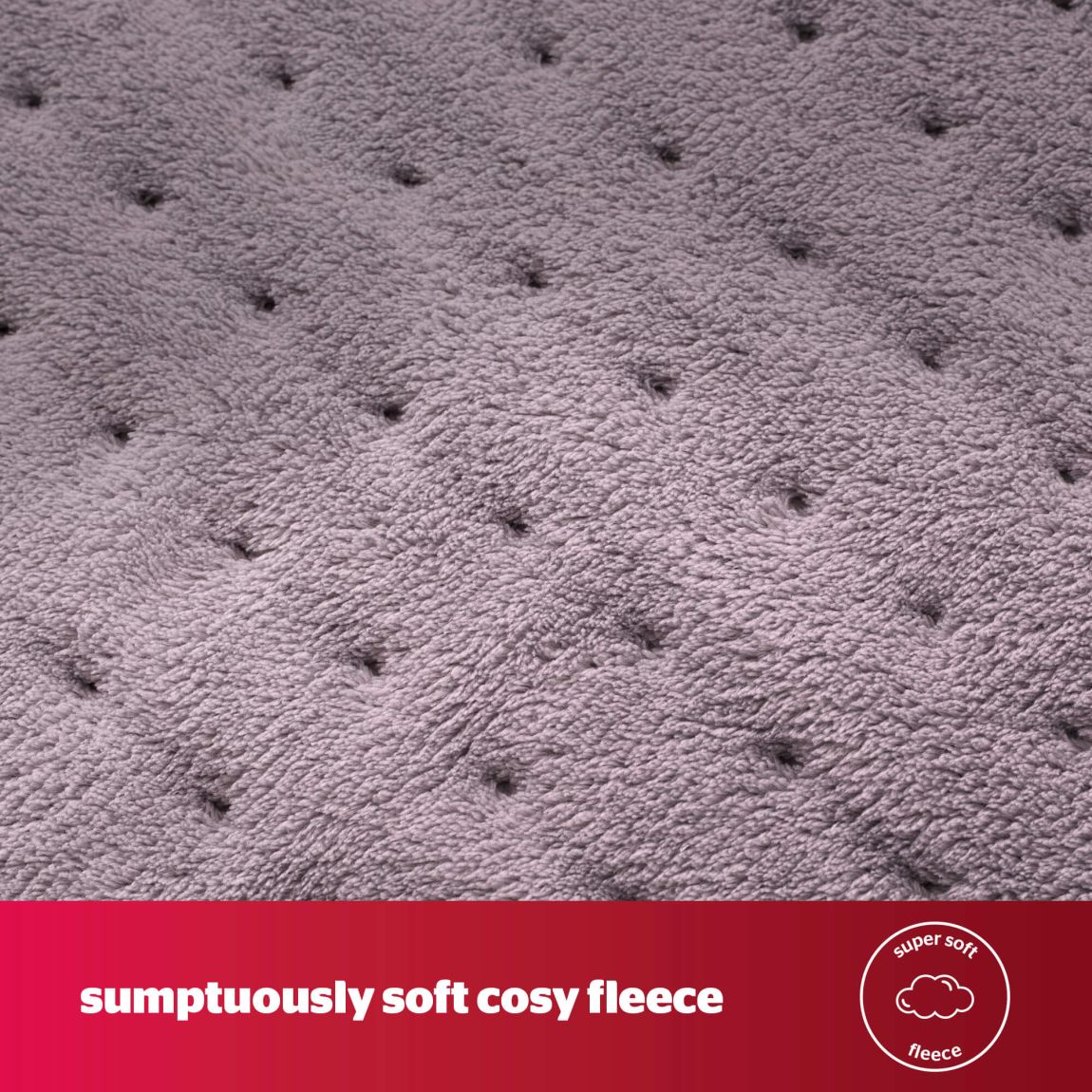 Silentnight Comfort Control Heated Throw - 120  X 160 - Grey