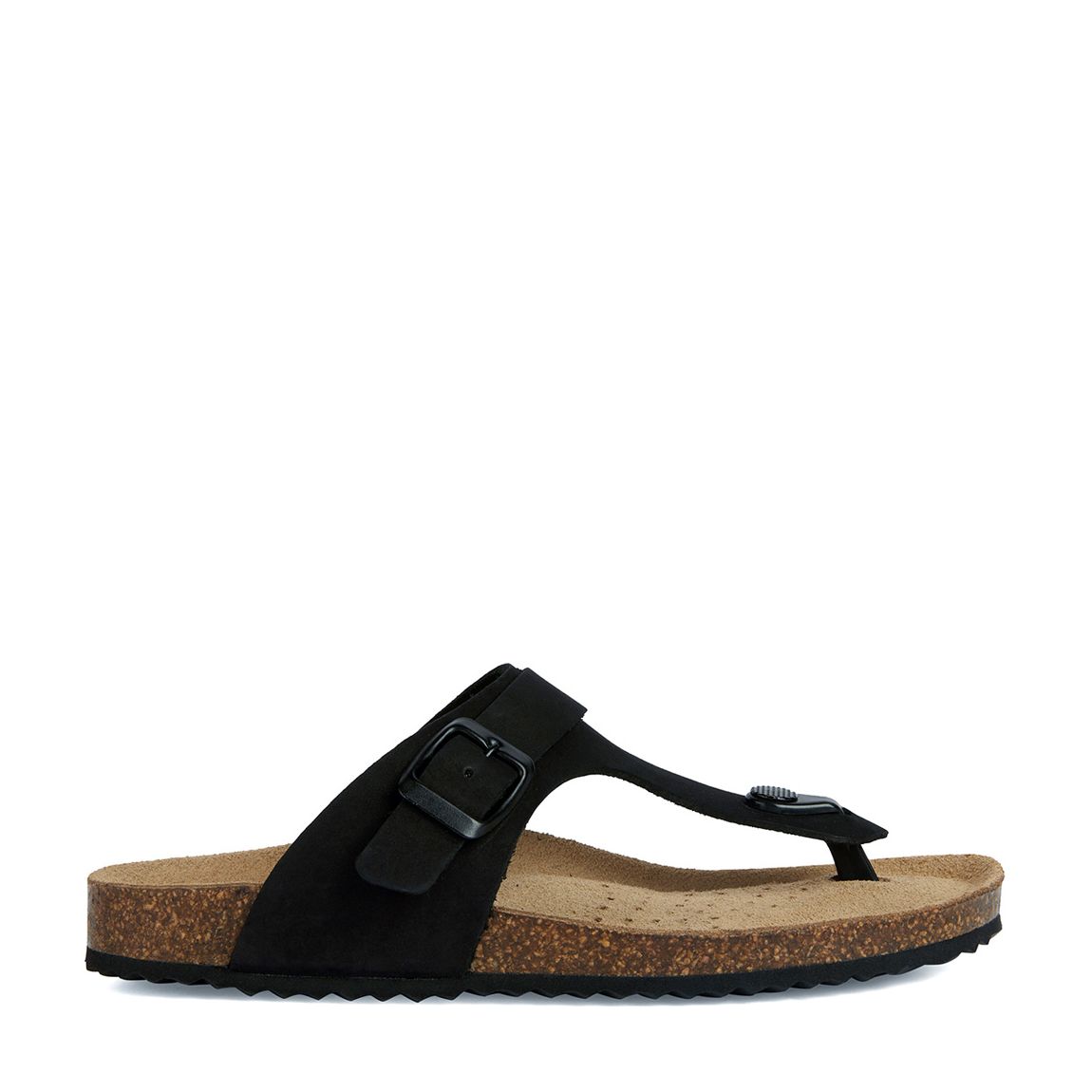 Black Leather Brionia Sandal