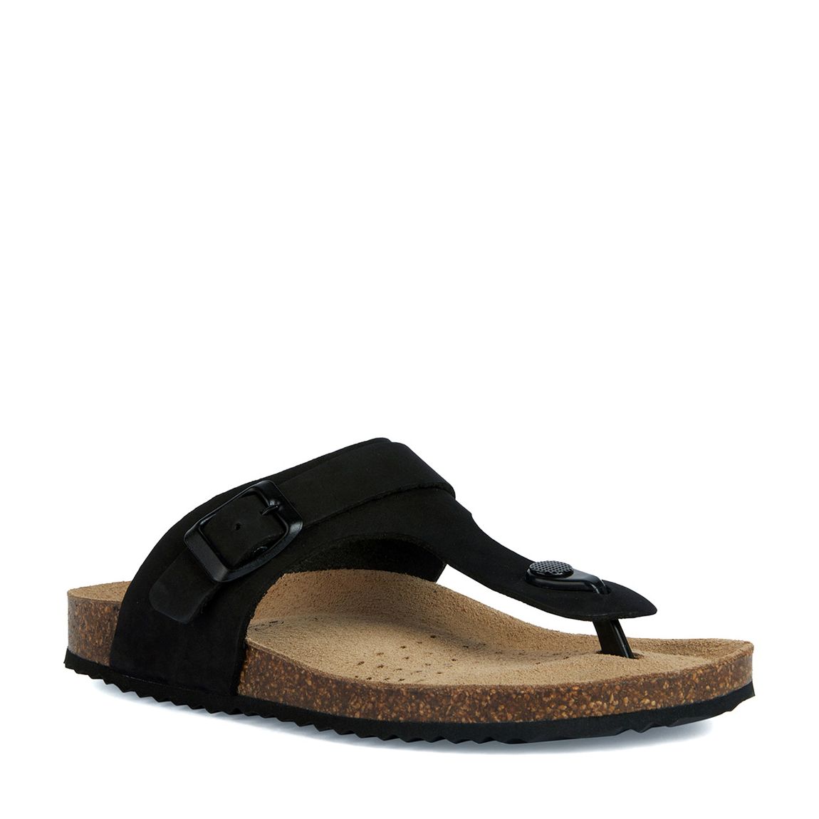 Black Leather Brionia Sandal