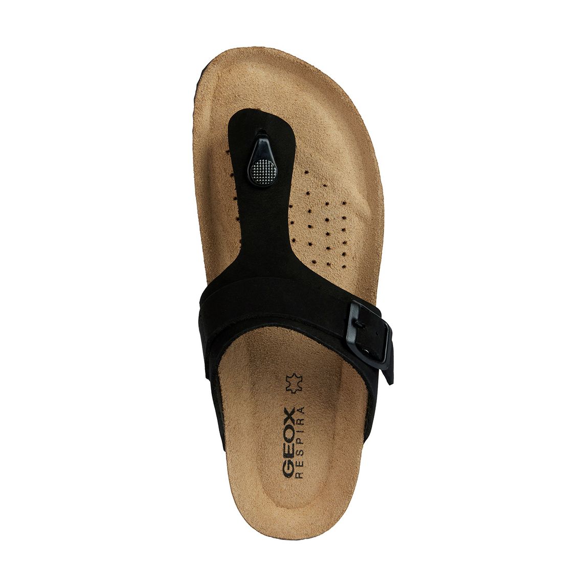 Black Leather Brionia Sandal