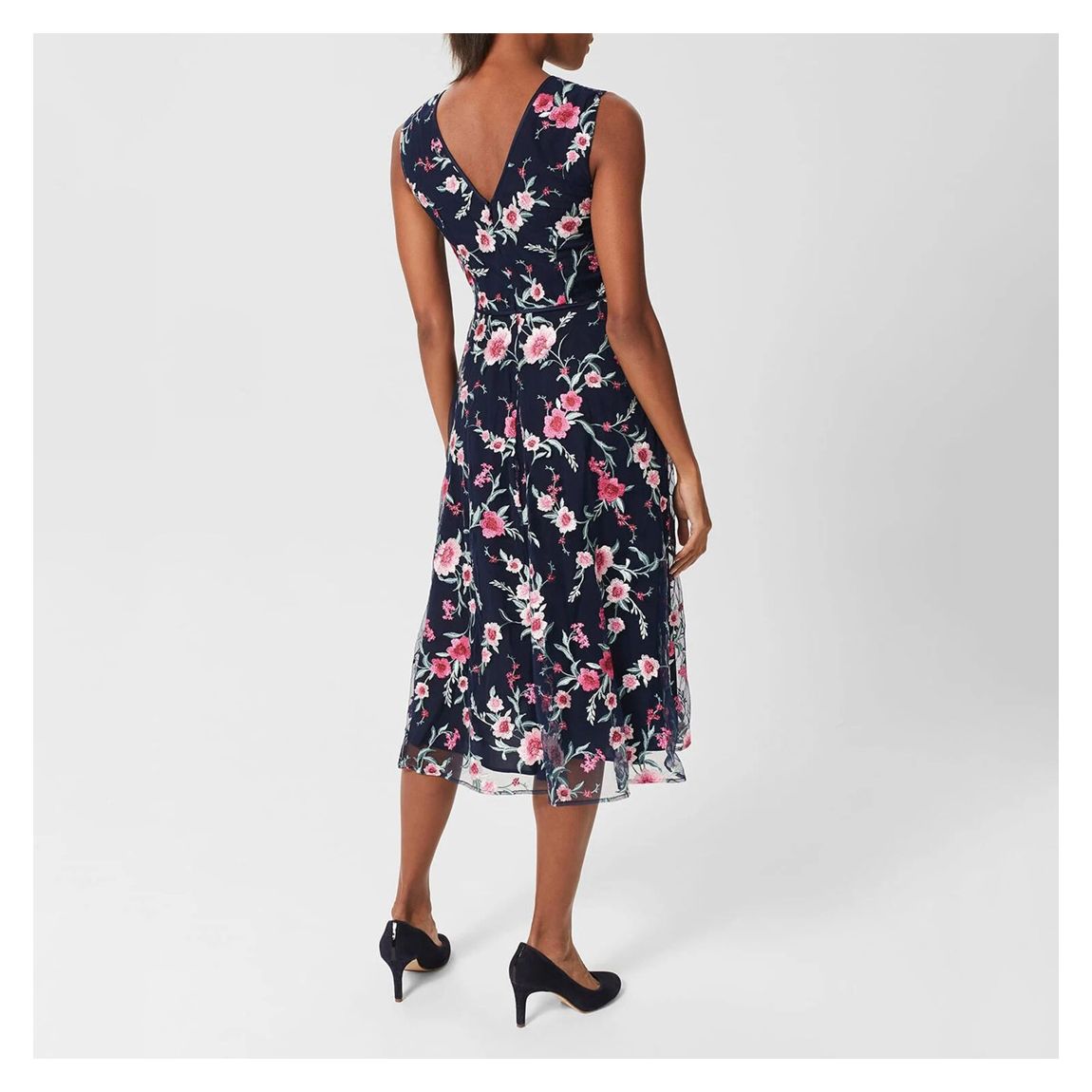 Navy/Multi Rosella Floral Dress
