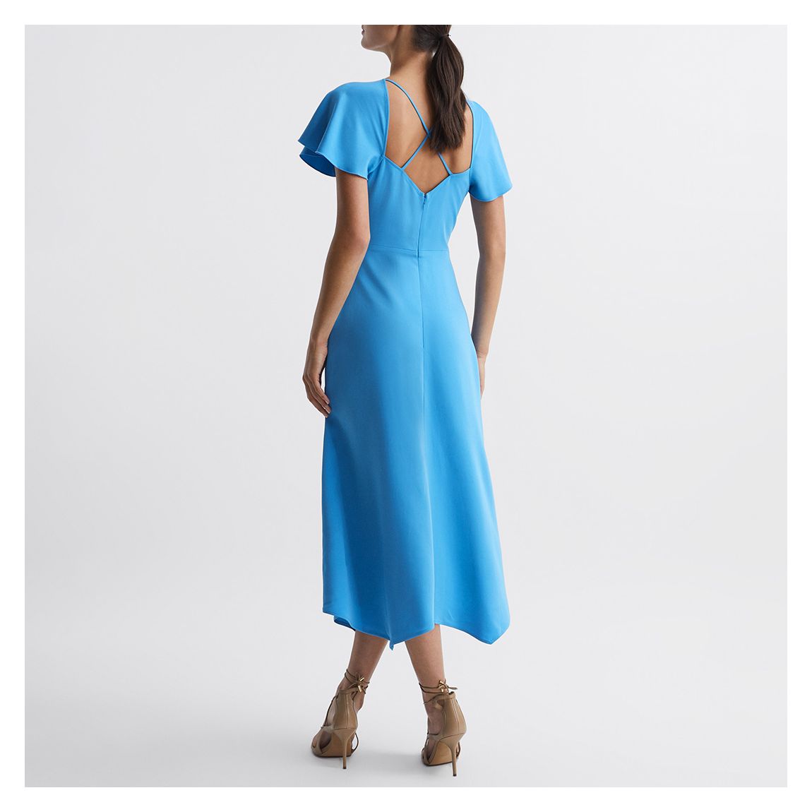 【海外限定】REISSワンピース☆Coral Eleni Cap Sleeve Midi Dre Reiss Coral Eleni Cap Sleeve Midi Dress - BrandAlley