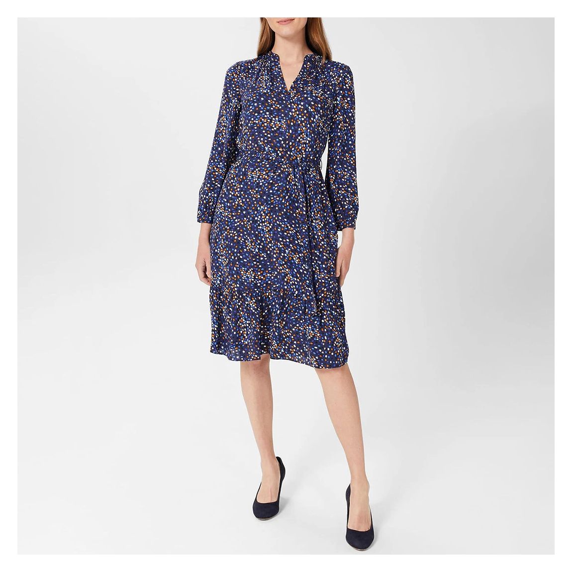 Blue Petite Mallory Dress