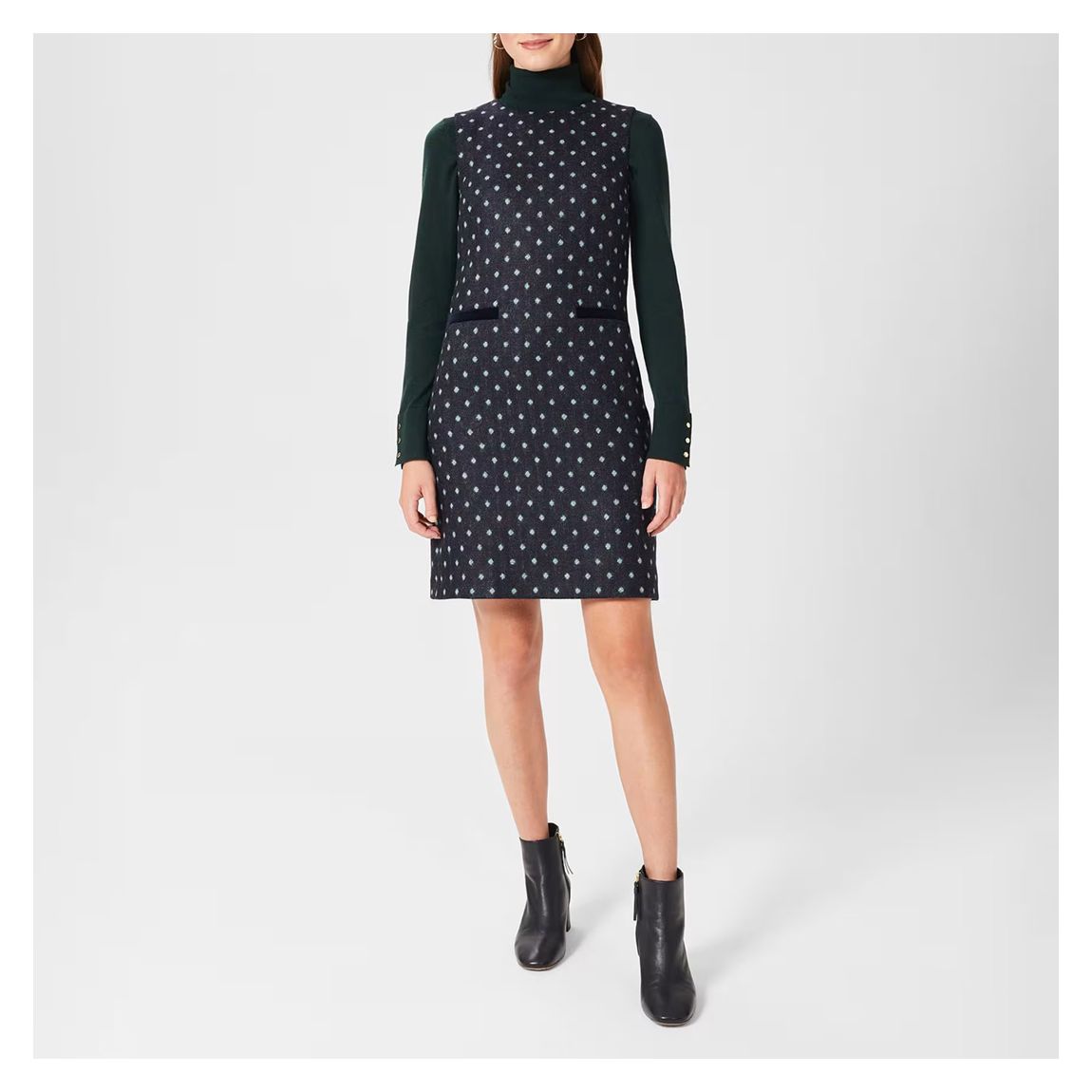 Green Sarah Wool Dress