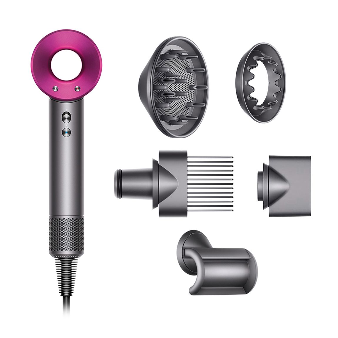SAVE £70 Dyson Refurbished Supersonic&trade; Hair Dryer (Iron &amp; Fuchsia) HD07 