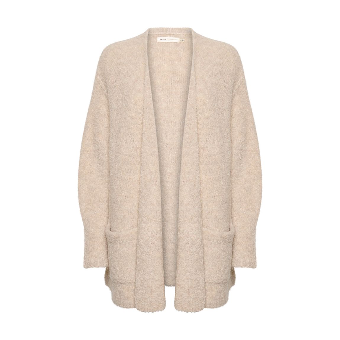 Beige Rocco Wool Blend Cardigan