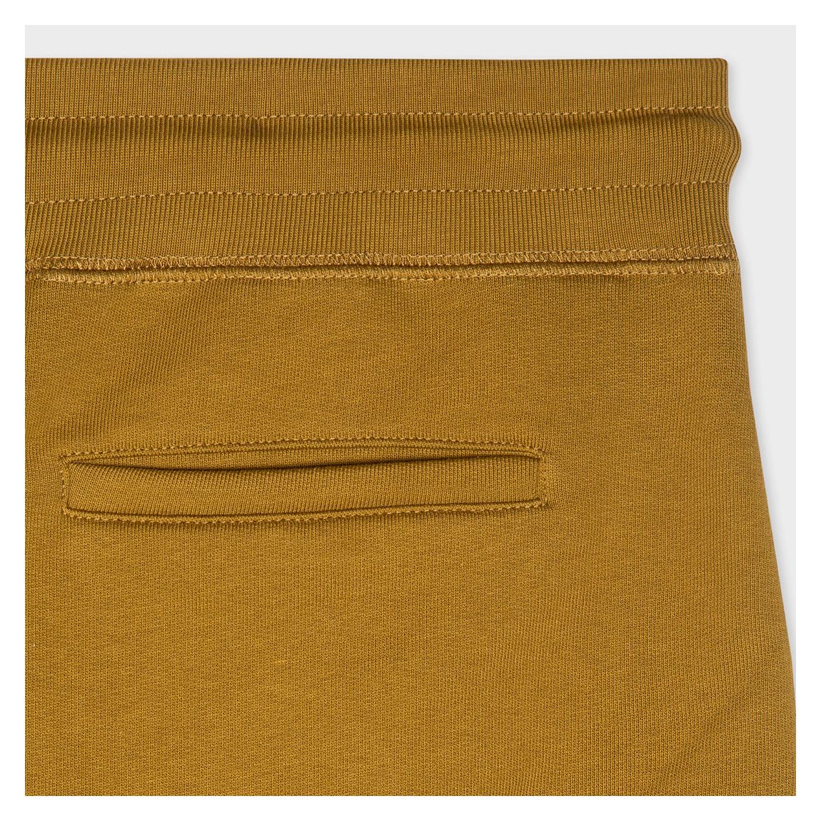 Yellow Drawstring Cotton Shorts