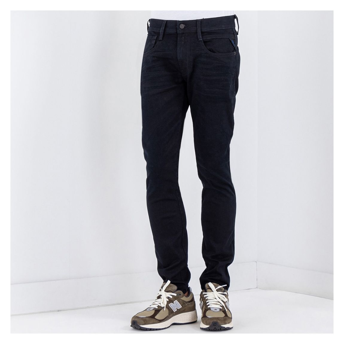 Navy Hyperflex Anbass Slim Stretch Jeans