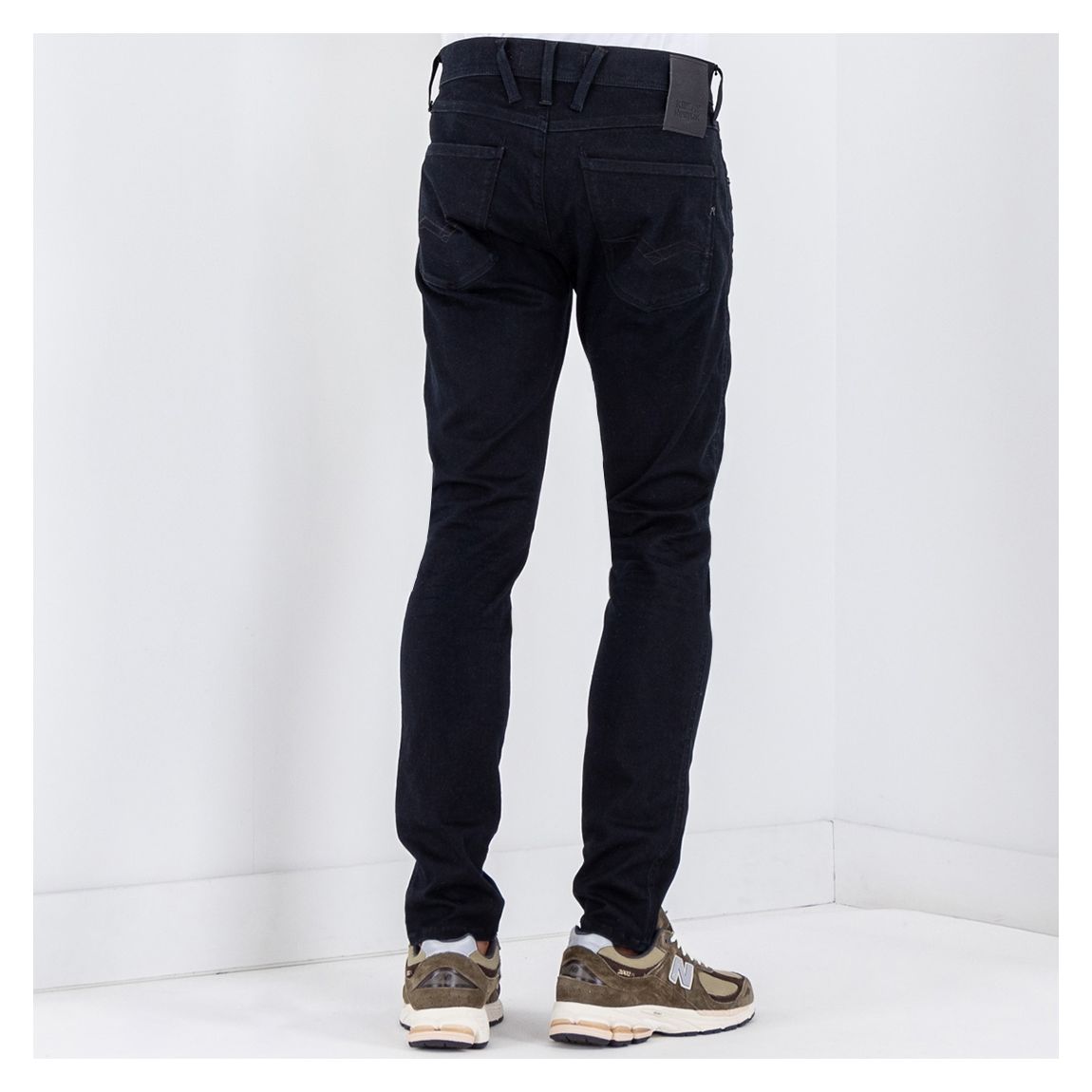 Navy Hyperflex Anbass Slim Stretch Jeans