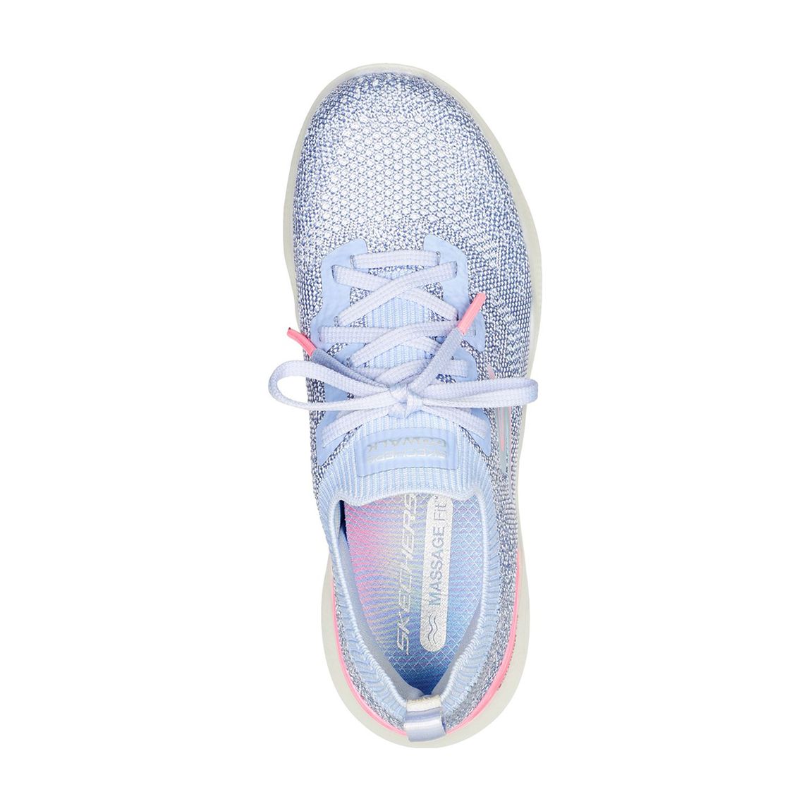 Grey/Blue GO WALK Massage Fit Upsurge Trainer