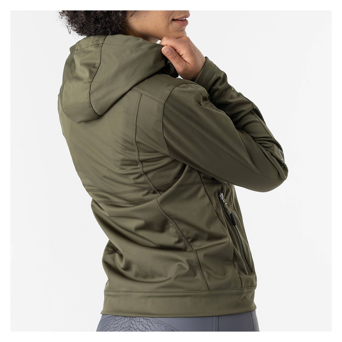 Khaki Skyla Lightweight Jacket