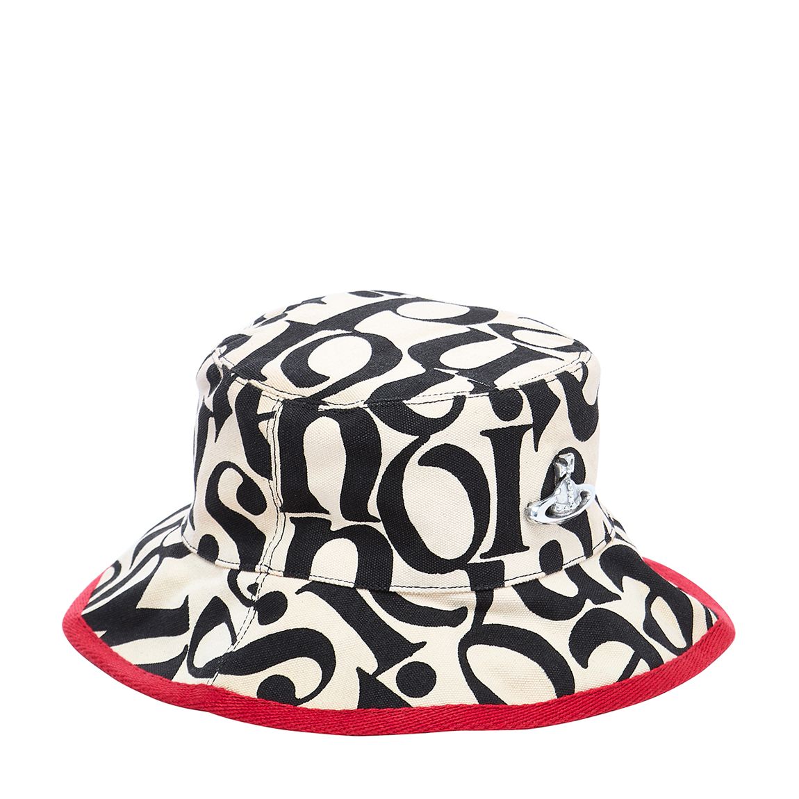ハット Vivienne Westwood BUCKET HAT WITH LOGO (81020009 W016EP402) Vivienne Westwood Bucket Hat With Logo | ShopSimon