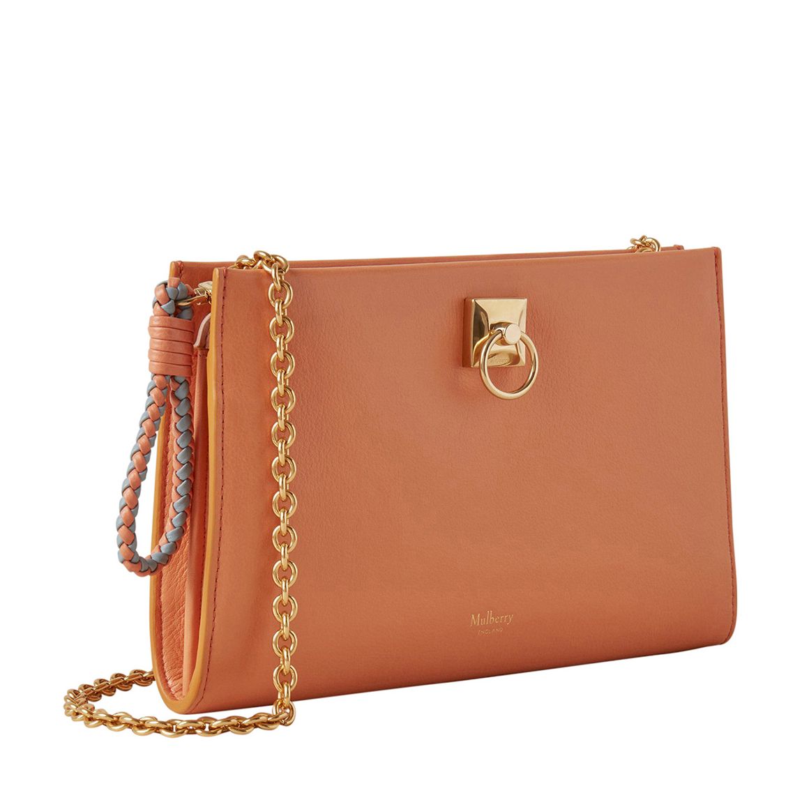 Mulberry Apricot Iris Wallet On Chain Clutch - BrandAlley