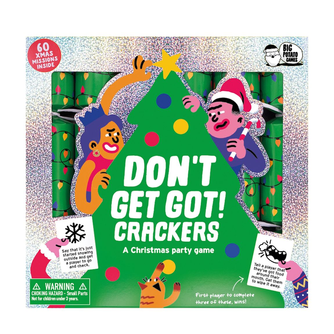 Set Of 6 Don't Get Got Christmas Crackers