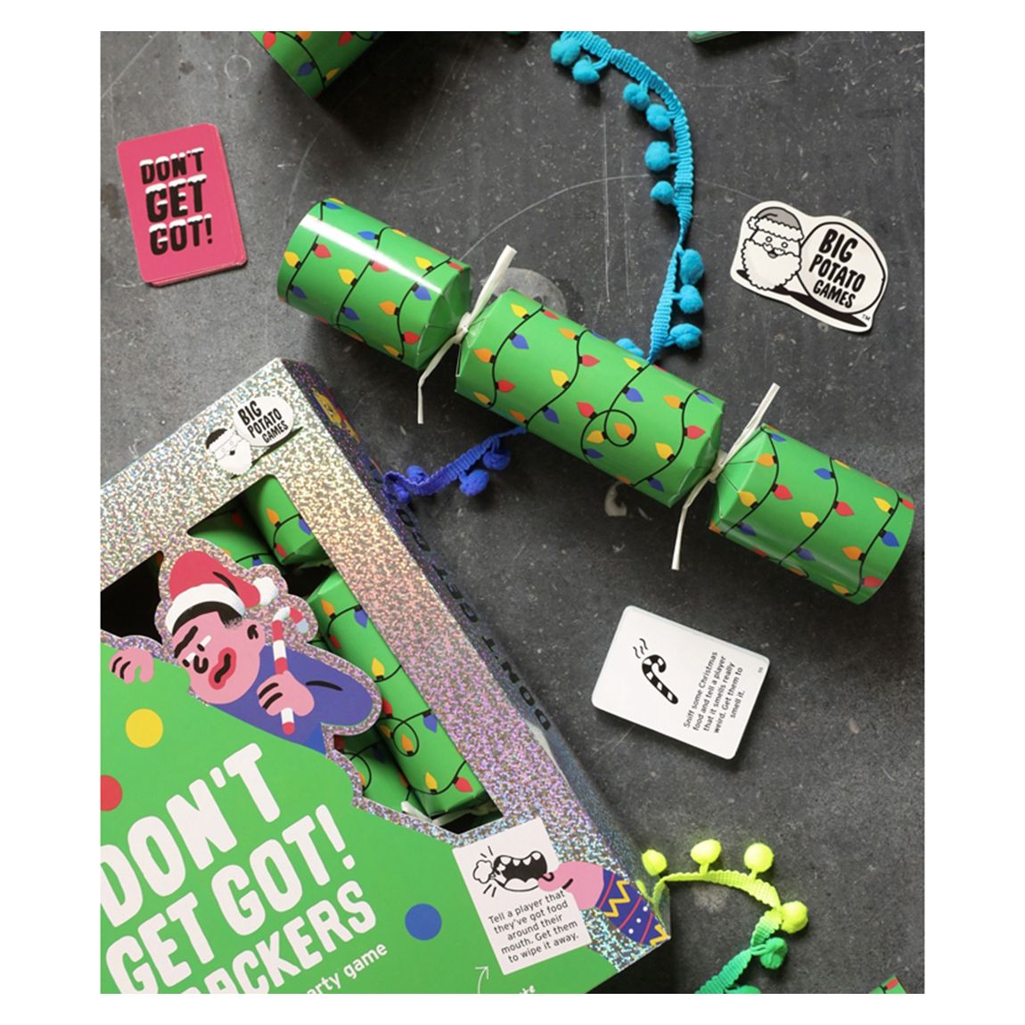 Set Of 6 Don't Get Got Christmas Crackers