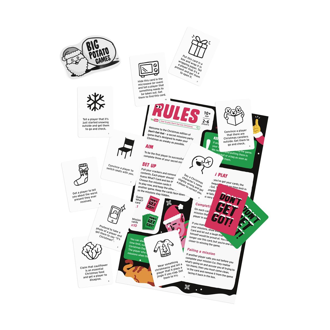 Set Of 6 Don't Get Got Christmas Crackers
