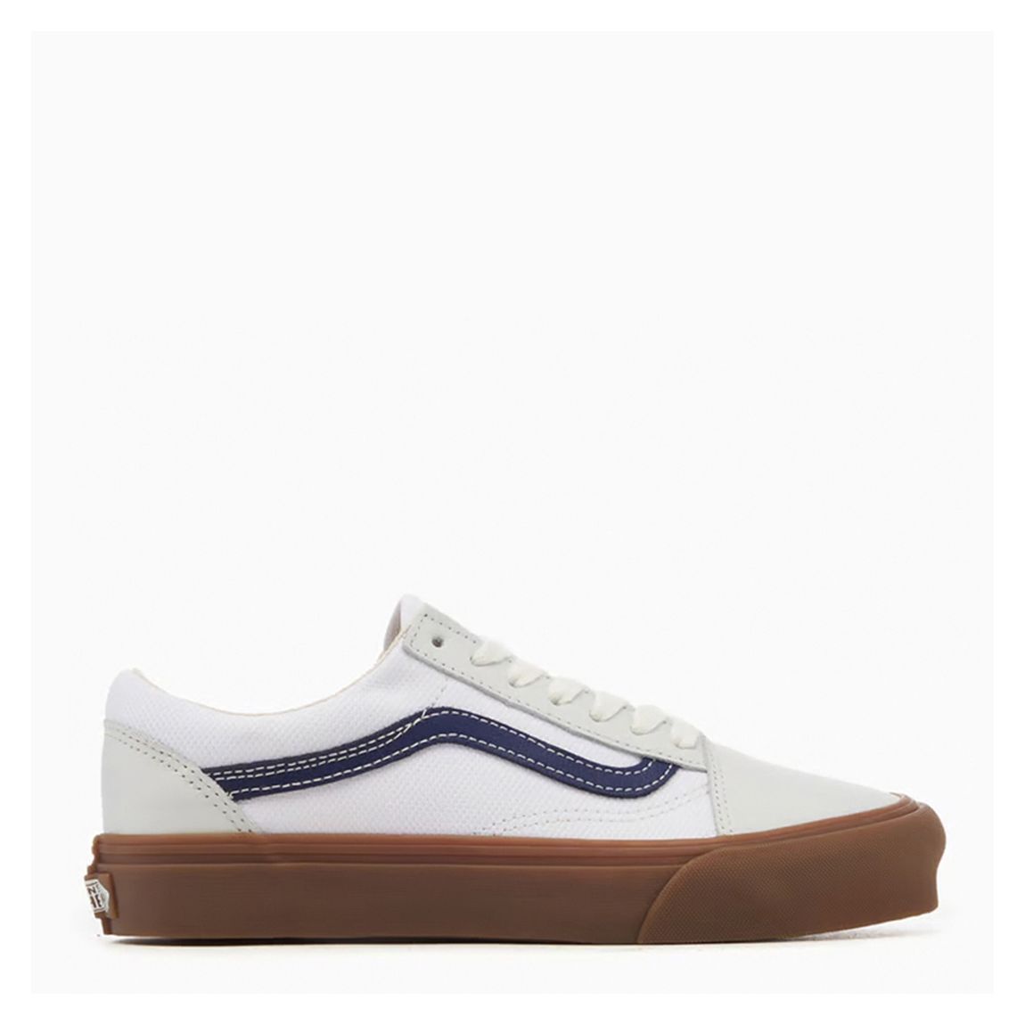 Men's White/Navy Old Skool Trainers