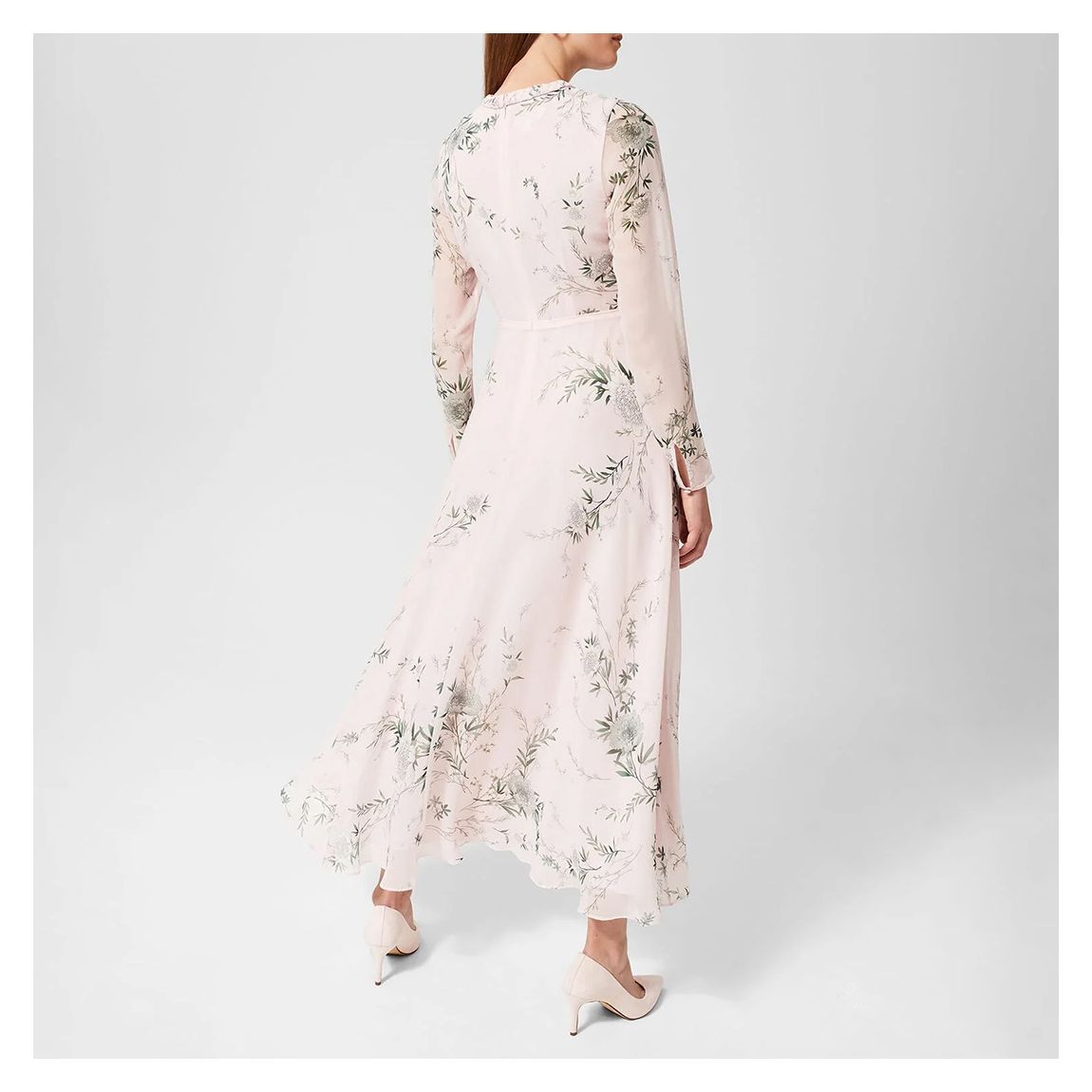 Pale Pink Rosabelle Silk Dress