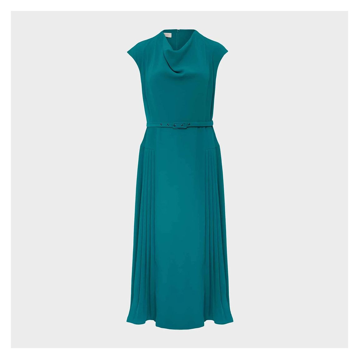 Teal Sierra Pleated Dress