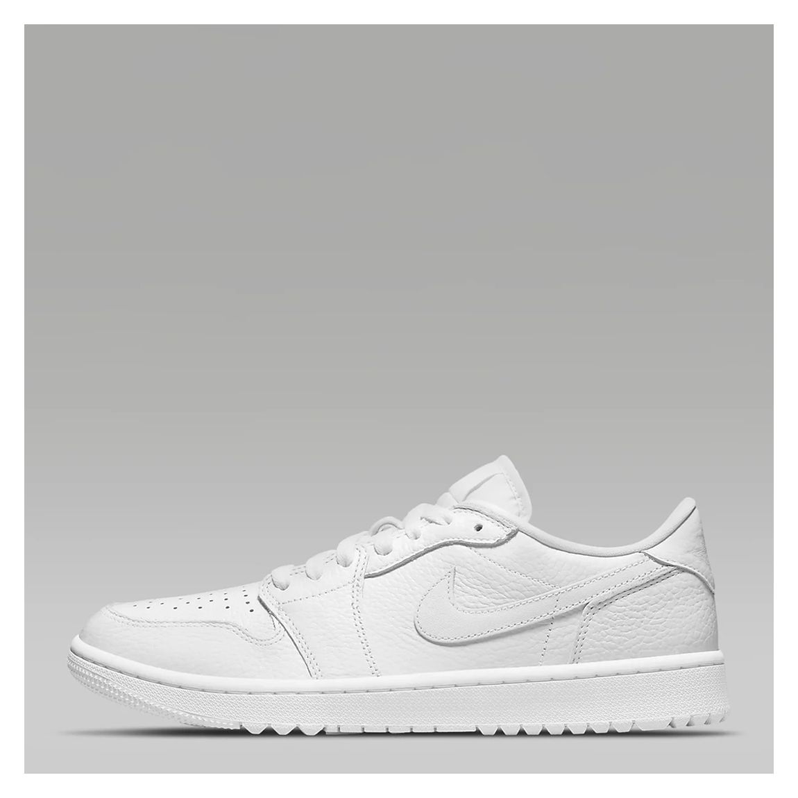 Men's White Nike Air Jordan 1 Low Trainers