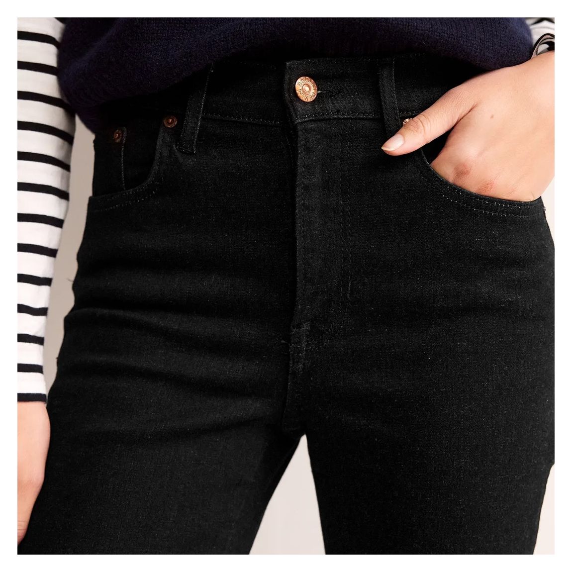Black Slim Leg Jeans