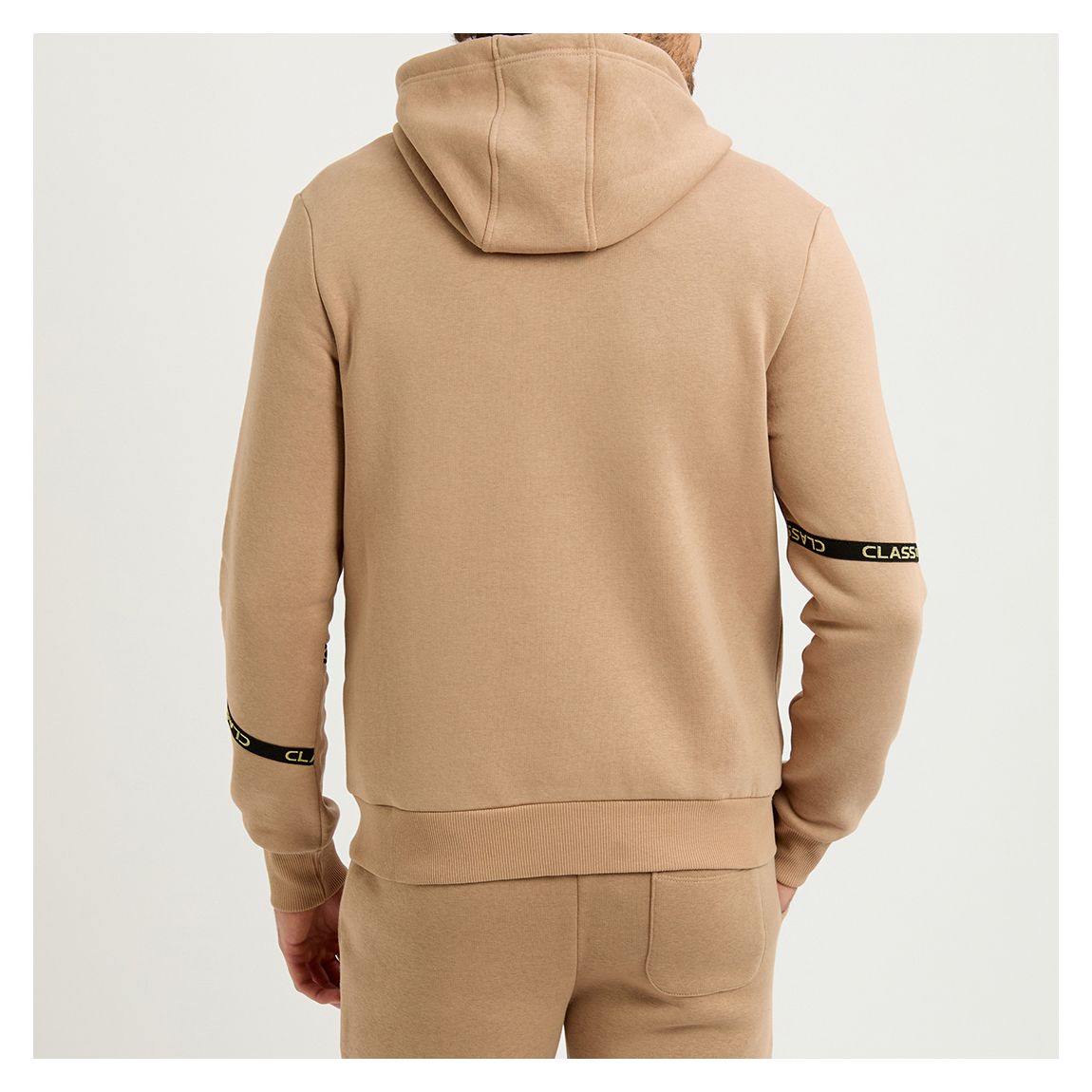 Camel Zip Up Hoodie