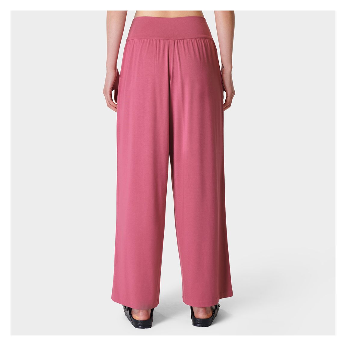 Pink Modal Wide Leg Pant