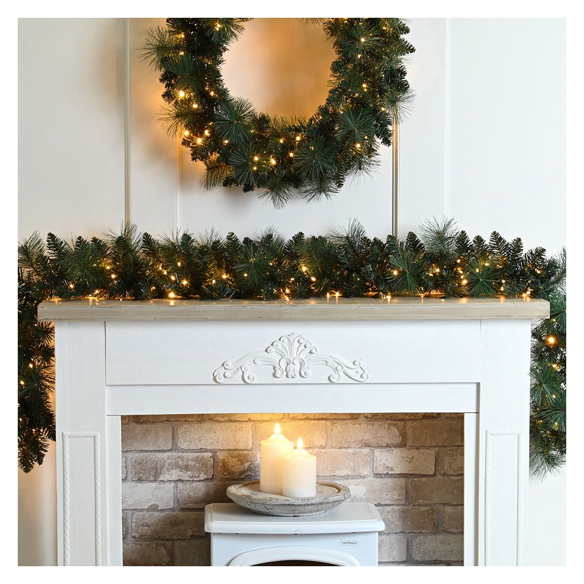 180cm Prelit Firefly Garland - Battery Operated