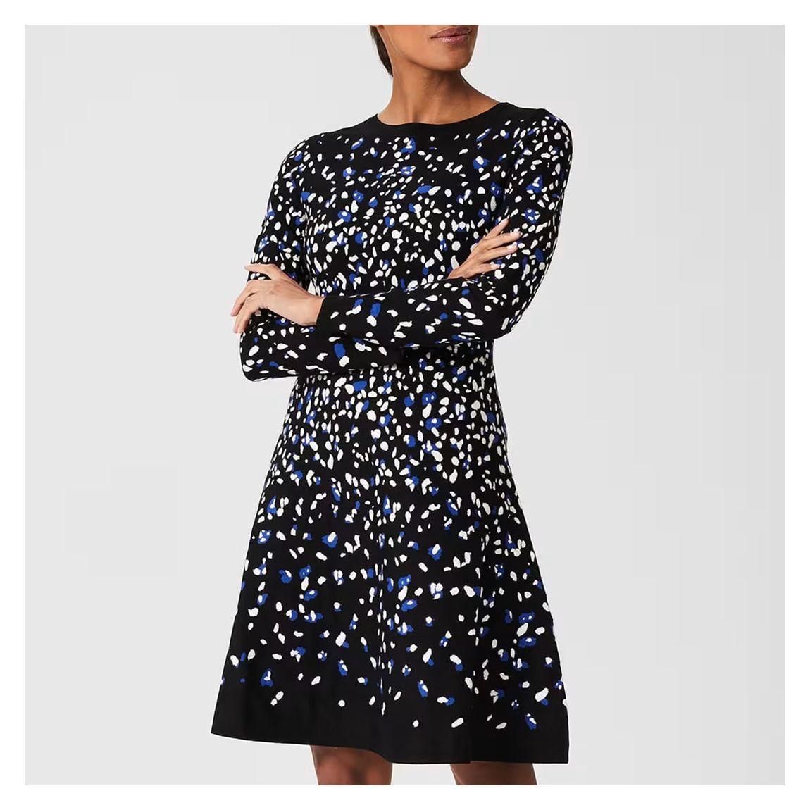 Black Jodie Knitted Dress