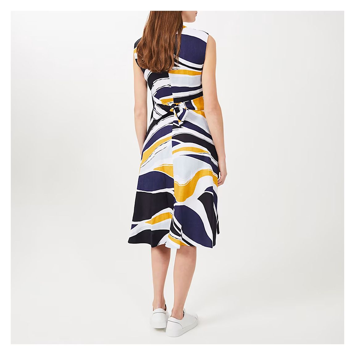 Petite Multi Twitchell Linen Dress