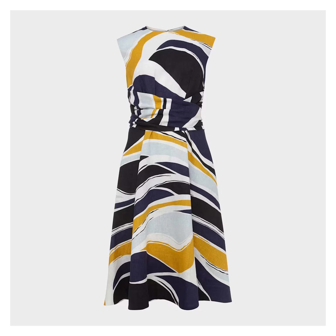 Petite Multi Twitchell Linen Dress